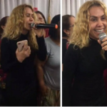 Inclusive, a loira cantou em diversas ocasiões, deixando todos surpresos com sua desenvoltura no gênero gospel. (Fotos: Reprodução/Instagram/montagem)