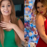 Várias famosas que passaram o Natal de verde ficaram grávidas logo em seguida. Começou com a Viih Tube, que passou o feriado de 2021 com um look da cor e ficou grávida! (Fotos: Instagram/Montagem)