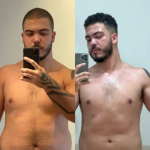 DJ Ronald fez um antes e depois de perder 23 kg em conversa com os fãs no Instagram. (Fotos: Instagram/Montagem)