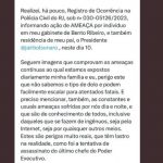 “Perigo este que não sabemos o tipo de dolo e que podem facilmente escalar para atentados fatais”, disse. (Foto: Twitte)