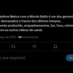 “Marlene é muito batalhadora. Nordestina fortes. Erros todos cometem, o que importa é a essência.” (Foto: twitter)