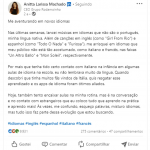 Anitta, por exemplo, chegou a viralizar com um relato sobre o desafio do aprendizado de idiomas. (Foto: LinkedIn)