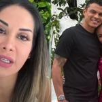 Maíra Cardi fica revoltada com Thiago Silva, e faz exposed o jogador. (Fotos: Reprodução/Instagram/Montagem)