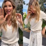 De forma bem humorada, Gisele ensinou passos de samba em um vídeo. (Foto: Instagram/Colagem)