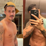 Carlinhos Maia fez uma lipo no abdômen em julho de 2022. O humorista surpreendeu com o resultado. (Fotos: Instagram/Montagem)