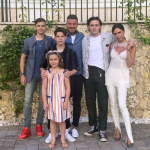 Beijo todos os meus filhos na boca. Sou muito afetuoso com eles. Foi assim que eu e Victoria crescemos, e é assim que somos com eles”, afirmou David Beckham em uma live no Instagram. (Foto: Instagram)