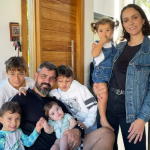 Juliano e Letícia já são pais de cinco filhos: Vicente, de 11; Inácio, de 10; Gaspar, 3; Maria Madalena, 2; e Maria Guilhermina, 1. (Foto: Instagram)