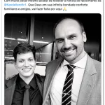 Karol Eller esteve em Brasília durante o 8 de Janeiro, quando fez transmissão dos atos pela internet. (Foto: Twitter)