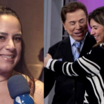 Silvia Abravanel conta qual foi a reação de Silvio Santos ao descobrir que Rebeca está grávida. (Fotos: RedeTV/SBT/Montagem)