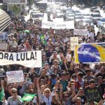 Manifestações pró-Israel também foram vistas em algumas cidades, como forma de expressar apoio à guerra contra o grupo terrorista Hamas. (Foto: G1)