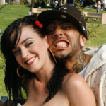 Antes de alcançar fama mundial, Katy Perry teve um relacionamento com o colega músico Travie McCoy em 2006. (Foto: Pinterest)