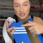 A bolsa em formato de caixa de sapato da Adidas gerou milhões de visualizações e comentários. (Foto: Reprodução/TikTok)