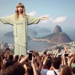 Para além da expectativa em relação aos shows, fãs de Taylor Swift fizeram tudo para que a cantora recebesse homenagens no Brasil. (Foto: Reprodução)