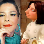 Samara Felippo fez "Ratatouille", em 2017. Ela dublou Colette, uma chef talentosa e determinada. (Fotos: Instagram/Reprodução/Montagem)