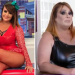 Também esbanjando coragem, a influenciadora viralizou ao revelar que atualmente sua saúde mental está muito melhor do que quando tinha o corpo turbinado. (Fotos: SBT/Reprodução/Montagem)