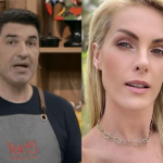 Chef de cozinha, Edu Guedes, é apontado como novo affair de Ana Hickmann. (Fotos: Reprodução/Band/Instagram/Montagem)