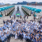 Durante o evento, o presidente Lula destacou a importância do ProSub para o Brasil, posicionando-o como líder na construção de submarinos. (Foto: Agência Brasil)