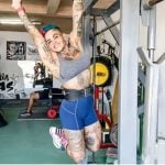 Com uma base de 143 mil seguidores no Instagram, Rhayara compartilhava sua rotina de treinos na academia e os resultados de competições fitness das quais participava, especialmente os torneios de powerlifting. (Foto: Instagram)