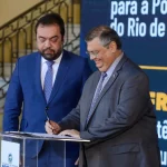 O anúncio foi feito por Castro durante uma reunião no Palácio das Laranjeiras, com a bancada federal e deputados estaduais para discutir a revisão da dívida do estado do Rio. (Foto: Agência Brasil)