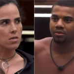 Em seguida, a ex-tia da cantora explicou que a suposta internação de Wanessa teria acontecido porque a voz de "Amor, amor" teria ficado obcecada pelo brother Davi. (Fotos: Reprodução/GloboPlay/Montagem)