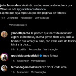 Em seguida, a influenciadora digital rebateu e negou qualquer tipo de provocação à sua enteada: "Tudo fofoca!", exclamou. "Né?! É cada uma.", reagiu outra usuária. (Foto: Instagram)