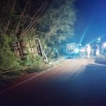 O incidente ocorreu durante a noite deste domingo (31/3). (Foto: CBPR)