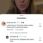 A modelo denunciou o ex-marido, Alexandre Furmanovich por agressão e garantiu que mesmo com medida cautelar da Lei Maria da Penha, foi ameaçada. “Atemorizada”, disse num vídeo publicado no Instagram. (Foto: Instagram)