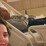 Na última quarta-feira (03), a atriz Leticia Colin surgiu nas redes sociais ao lado do seu pai, José Helio, no hospital (Foto: Instagram)