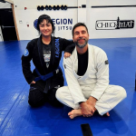 A faixa roxa de jiu-jitsu falou: “Comecei no jiu-jitsu porque adorava ver as pessoas lutarem.”. (Foto: Instagram)