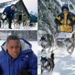 Mas foi a combinação do frio e cachorros que tornou a experiência do ator inesquecivelmente ruim. (Fotos: Divulgação/Montagem)