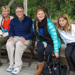 Bill Gates, o fundador da Microsoft, tem três filhos com a esposa Melinda Gates. (Foto: Instagram)