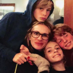 Julia Roberts tem três filhos: Henry, Hazel e Phinnaeus. (Foto: Instagram)