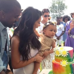 Kim Kardashian e Kanye West organizam festival para o primeiro aniversário da filha, North West. (Foto: Reprodução/Instagram)