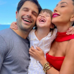 Zoe Sato, filha de Sabrina e Duda Nagle, deu sua primeira palavra com a ajuda do papai. (Foto: Instagram)