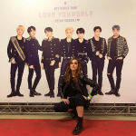 A atriz Sophia Abrahão também foi ao show da banda BTS, em 2019. (Foto: Instagram)