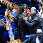 A votação contou com a presença da ministra da Igualdade Racial, Anielle Franco. (Foto: Agência Brasil)