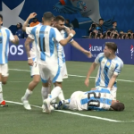 Última campeã da Copa América (2021) e atual campeã do mundo (2022), a Argentina confirmou o seu favoritismo e derrotou o Canadá por 2 a 0 na estreia da edição de 2024. (Foto: X)