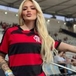 Os dois entraram novamente em conflito, e o atleta da Seleção Brasileira ingressou com um processo contra a influencer para impedir que ela se mude para o Rio de Janeiro, onde mora seu namorado, Léo Pereira, zagueiro do Flamengo. (Foto: Instagram)