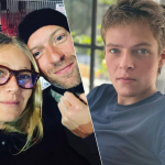 O ex-casal Gwyneth Paltrow e Chris Martin, vocalista do Coldplay, compareceram à formatura de seu filho, Moses. O jovem se formou no ensino médio no dia 31 de maio e 2024. (Fotos: Instagram/Montagem)