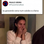 "A 'póbi' da Ilana no dia mais tranquilo da TPM!", escreveu Paulo na legenda. (Foto: Reprodução/Instagram)