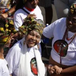 Ex-líder sindical e defensora dos direitos dos trabalhadores domésticos, ela vê sua participação como um ato de resistência e um exemplo para as novas gerações. (Foto: Agência Brasil)