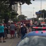 De acordo com o Serviço de Atendimento Móvel de Urgência (Samu), cinco pessoas morreram no local e não chegaram a ser socorridas. (Foto: TV Globo)