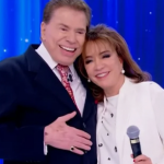 Eu não penso nisso [na vida sem Silvio Santos]. Eu espero que as pessoas não pensem, porque ele está cheio de vida ainda, garantiu a esposa do Dono do Baú. (Foto: SBT)