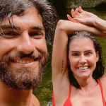 Quando ainda estava casada com Hugo Moura, Deborah convidou Giovanna Ewbank e Bruno Gagliasso para uma intimidade. (Foto: Instagram)