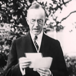 Coolidge se tornou presidente em 1923 após a morte de Warren Harding, que sofreu uma hemorragia no cérebro e faleceu no cargo. (Foto: Reprodução/YouTube)