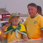 Após o evento, Bolsonaro compartilhou um vídeo em suas redes sociais destacando o candidato ao som de "Evidências", de Chitãozinho & Xororó. (Foto: X)