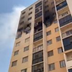 De acordo com o Corpo de Bombeiros, a origem do fogo será determinada após uma perícia técnica detalhada. (Foto: X)