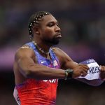 O norte-americano Noah Lyles, atualmente o homem mais rápido do mundo, fez a corrida de 100 metros rasos em 9s784. (Foto: Instagram)