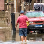 A Viasul administra trechos das rodovias BRs 101, 290, 386 e 448, totalizando 473,4 km. As chuvas causaram bloqueios em 101 pontos das rodovias, com danos como deslizamentos, afundamentos e inundações. (Foto: Agência Brasil)