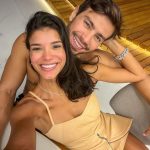 Ainda em A Fazenda 12, o cantor Mariano e Jakelyne Oliveira, Miss Brasil 2013, se conheceram e se envolveram durante o reality show (Foto: Instagram)